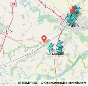 Mappa SS Pavia - Mortara, 27028 San Martino Siccomario PV, Italia (5.04727)