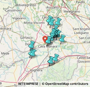 Mappa SS Pavia - Mortara, 27028 San Martino Siccomario PV, Italia (9.624)