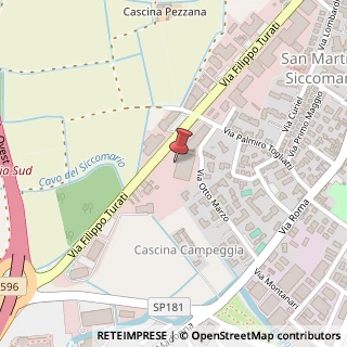 Mappa Via 8 Marzo, 11, 27028 San Martino Siccomario, Pavia (Lombardia)