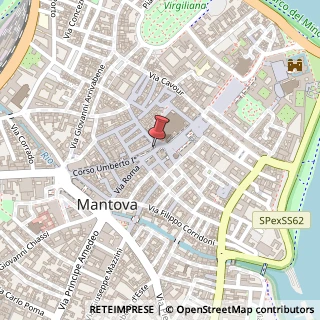 Mappa Piazza Andrea Mantegna, 11, 46100 Mantova, Mantova (Lombardia)