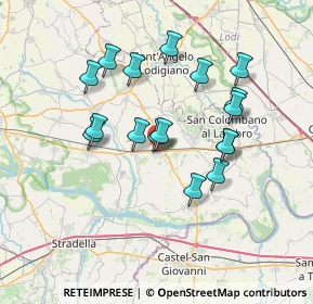 Mappa Via S. Pertini, 27010 Santa Cristina e Bissone PV, Italia (6.40824)