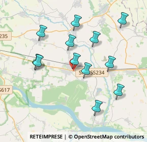 Mappa Via Antonio Vivaldi, 27011 Belgioioso PV, Italia (3.7725)