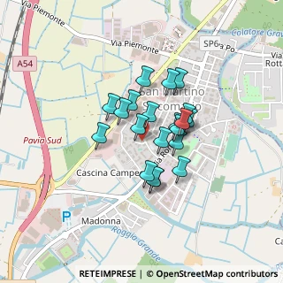 Mappa Via Fermi Enrico, 27028 San Martino Siccomario PV, Italia (0.292)