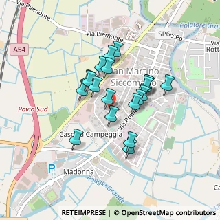 Mappa Via Fermi Enrico, 27028 San Martino Siccomario PV, Italia (0.3345)