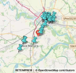 Mappa Via Fermi Enrico, 27028 San Martino Siccomario PV, Italia (3.198)