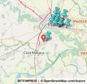 Mappa Via Fermi Enrico, 27028 San Martino Siccomario PV, Italia (3.88083)