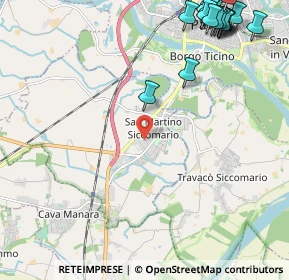 Mappa Via E. Fermi, 27028 San Martino Siccomario PV, Italia (3.24053)