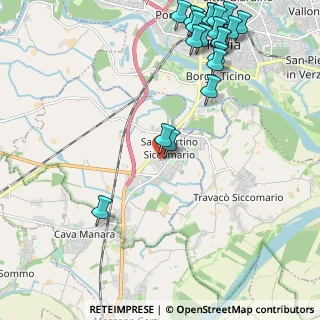 Mappa Via Fermi Enrico, 27028 San Martino Siccomario PV, Italia (2.8675)