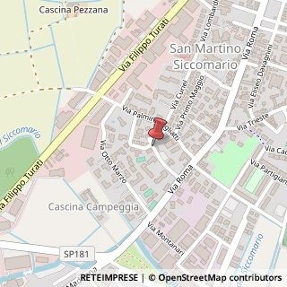 Mappa Via Enrico Fermi,  1, 27028 San Martino Siccomario, Pavia (Lombardia)