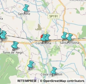 Mappa Via Fiocchi, 27014 Corteolona e Genzone PV, Italia (3.2515)