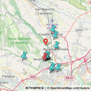 Mappa Via Bruno Stefanat, 10071 Borgaro torinese TO, Italia (3.47462)