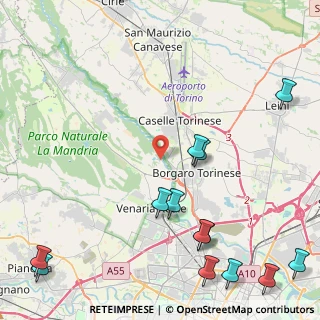 Mappa Via Bruno Stefanat, 10071 Borgaro torinese TO, Italia (6.37714)
