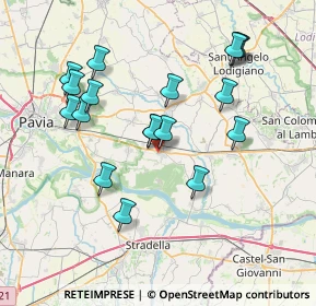 Mappa Via Olivelli, 27011 Belgioioso PV, Italia (7.37222)