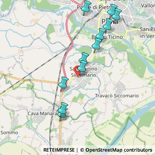 Mappa Via Enrico Fermi, 27028 San Martino Siccomario PV, Italia (2.22182)