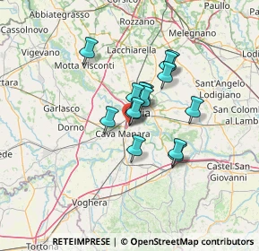 Mappa Via Enrico Fermi, 27028 San Martino Siccomario PV, Italia (8.85933)