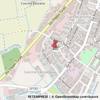 Mappa Via enrico fermi 2, 28040 San Martino Siccomario, Pavia (Lombardia)