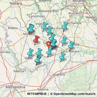Mappa Cascina degli Angeli, 27020 Dorno PV, Italia (10.7215)