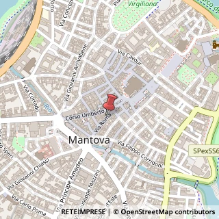 Mappa Via Roma, 38, 46100 Mantova, Mantova (Lombardia)