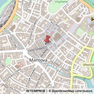 Mappa Via Cappello, 1, 46100 Mantova, Mantova (Lombardia)