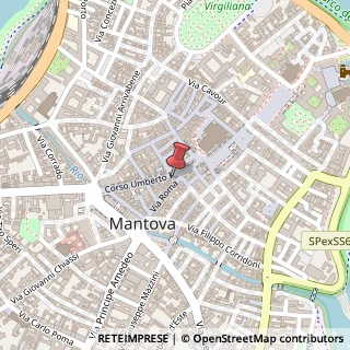 Mappa Corso Umberto I, 93, 46100 Mantova, Mantova (Lombardia)