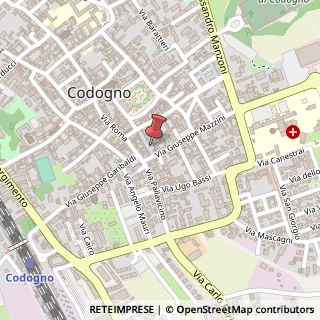 Mappa Piazza Giuseppe Novello, 20, 26845 Codogno, Lodi (Lombardia)