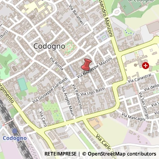 Mappa Via Giuseppe Mazzini, 21, 26845 Codogno, Lodi (Lombardia)