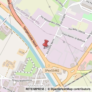 Mappa Via Ettore Berni, 2, 46100 Mantova, Mantova (Lombardia)