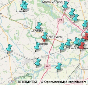 Mappa Via dei Dossi, 27020 Dorno PV, Italia (10.89)