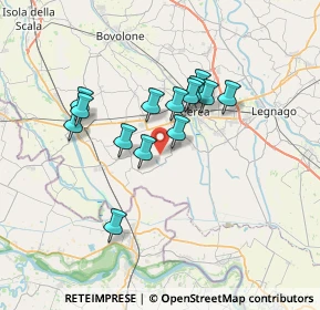 Mappa Via Bonzanini, 37052 Casaleone VR, Italia (5.66214)