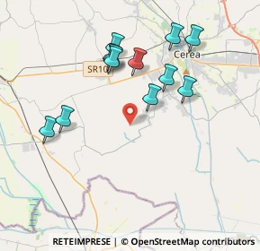 Mappa Via Bonzanini, 37052 Casaleone VR, Italia (3.72417)