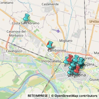 Mappa Via Castelleonese, 26100 Cremona CR, Italia (2.67389)