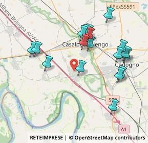 Mappa Via Madre Cabrini, 26867 Somaglia LO, Italia (4.05389)