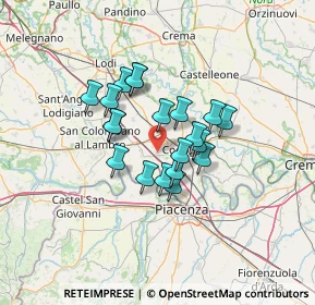 Mappa Via Madre Cabrini, 26867 Somaglia LO, Italia (9.6365)