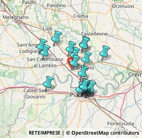 Mappa Via Madre Cabrini, 26867 Somaglia LO, Italia (10.701)