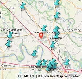 Mappa Via Madre Cabrini, 26867 Somaglia LO, Italia (10.1985)