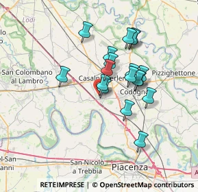 Mappa Via Madre Cabrini, 26867 Somaglia LO, Italia (5.73667)