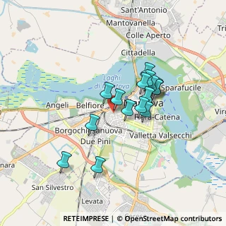 Mappa Viale Fiume, 46100 Mantova MN, Italia (1.36875)