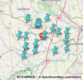 Mappa Via Matteotti, 27020 Dorno PV, Italia (6.75053)