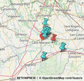 Mappa Tangenziale Ovest, 27028 San Martino Siccomario PV, Italia (8.62667)
