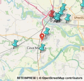 Mappa Tangenziale Ovest, 27028 San Martino Siccomario PV, Italia (4.75364)