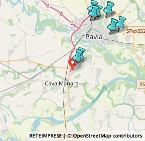 Mappa Strada Prov. Per Mortara Centro commerciale Pavia 2000 a, 27028 San Martino Siccomario PV, Italia (5.04182)