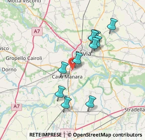 Mappa Centro Commerciale San Martino S.P. per Mortara, 27028 San Martino Siccomario PV, Italia (6.61545)