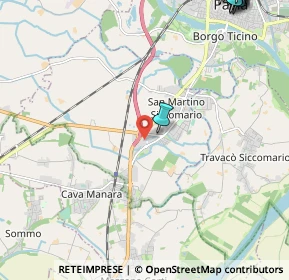 Mappa Strada Provinciale Per Mortara, 27028 San Martino Siccomario PV, Italia (4.08474)