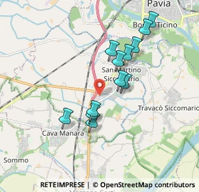 Mappa Strada Prov. Per Mortara Centro commerciale Pavia 2000 a, 27028 San Martino Siccomario PV, Italia (1.58833)