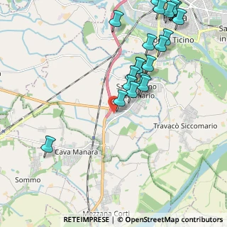 Mappa Centro Commerciale San Martino S.P. per Mortara, 27028 San Martino Siccomario PV, Italia (2.414)