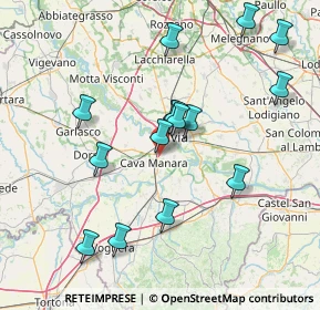 Mappa Strada Provinciale Per Mortara, 27028 San Martino Siccomario PV, Italia (15.34067)