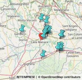 Mappa Strada Prov. Per Mortara Centro commerciale Pavia 2000 a, 27028 San Martino Siccomario PV, Italia (10.22)