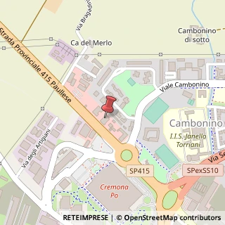 Mappa Via Castelleone, 65, 26100 Cremona, Cremona (Lombardia)
