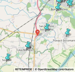 Mappa CC San Martino via SP per Mortara, 27028 San Martino Siccomario PV, Italia (3.33273)