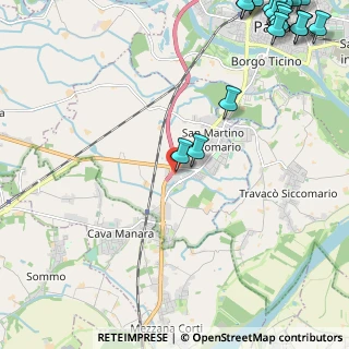 Mappa Centro Comm.Le San Martino In San Martino, 27028 San Martino Siccomario PV, Italia (3.80556)
